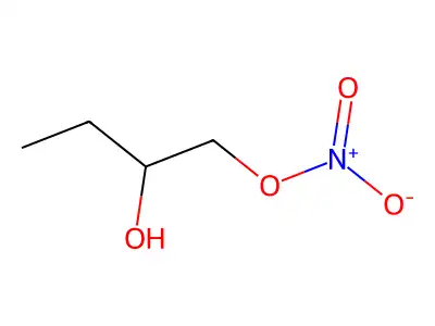 2-hydroxybutyl Nitrate structure
