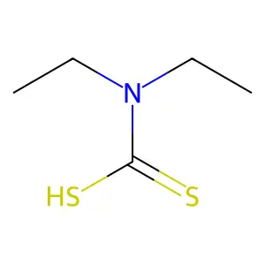 Diethyldithiocarbamic Acid structure
