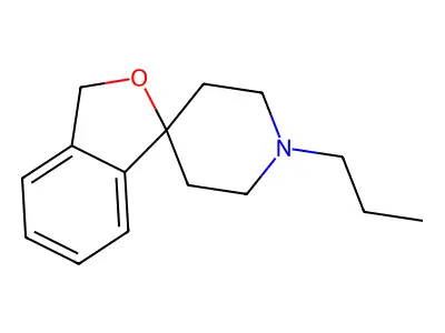 1''-propyl-3H-spiro[2-benzofuran-1,4''-piperidine] structure