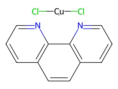 dichlorocopper;1,10-phenanthroline structure