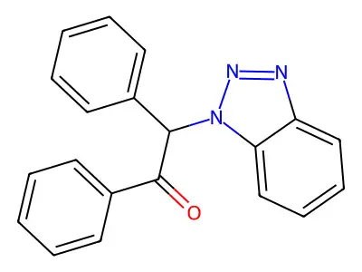 2-(1H-1,2,3-Benzotriazol-1-yl)-1,2-diphenylethan-1-one structure