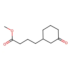 Methyl 4-(3-oxocyclohexyl)butanoate structure