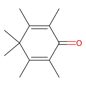 2,3,4,4,5,6-Hexamethylcyclohexa-2,5-dien-1-one structure