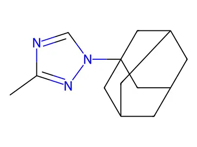 1-(1-Adamantyl)-3-methyl-1,2,4-triazole structure