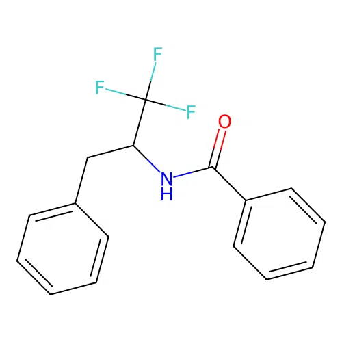 N-(1-Benzyl-2,2,2-trifluoro-ethyl)-benzamide structure