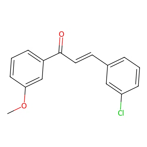 (2E)-3-(3-Chlorophenyl)-1-(3-methoxyphenyl)prop-2-en-1-one structure