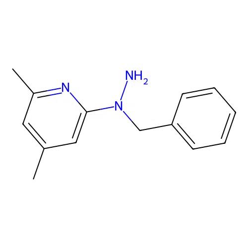 1-Benzyl-1-(4,6-dimethyl-2-pyridinyl)hydrazine structure