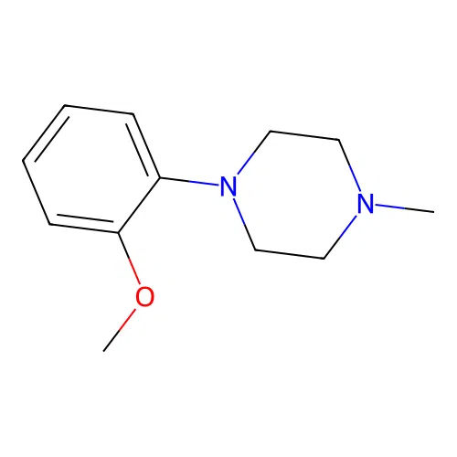 1-(2-Methoxyphenyl)-4-methylpiperazine structure
