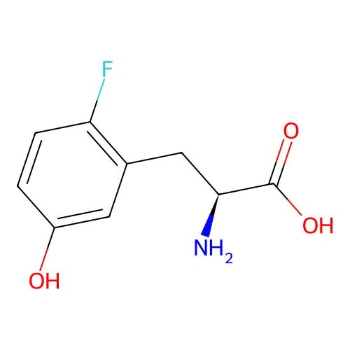6-Fluoro-3-tyrosine structure