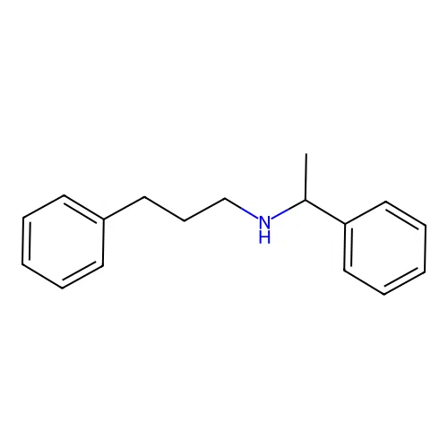 Benzenepropanamine, N-(1-phenylethyl)- structure