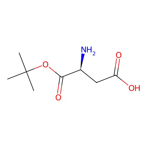 (3S)-3-amino-4-(tert-butoxy)-4-oxobutanoic acid structure