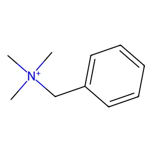 Benzyltrimethylammonium structure