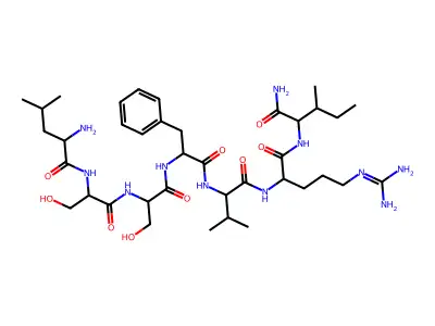 LSSFVRIamide structure