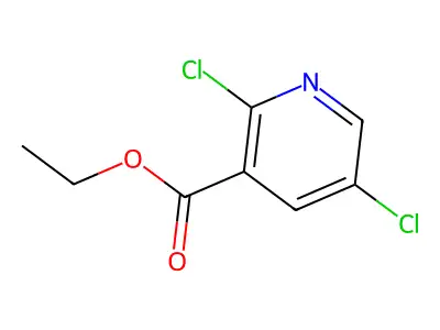 Ethyl 2,5-dichloronicotinate structure