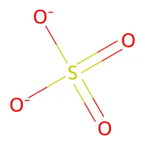 Sulfate Ion structure