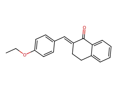 2-[(4-Ethoxyphenyl)methylidene]-3,4-dihydronaphthalen-1-one structure