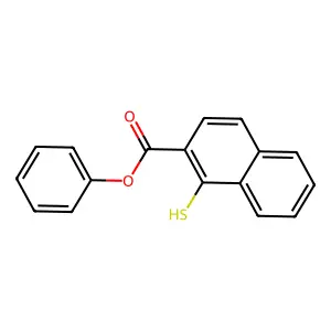 Phenyl 1-sulfanylnaphthalene-2-carboxylate structure