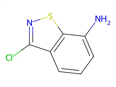 3-Chloro-1,2-benzisothiazol-7-amine structure