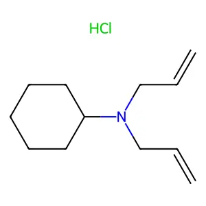 Cyclohexanamine, N,N-di-2-propen-1-yl-, hydrochloride (1:1) structure