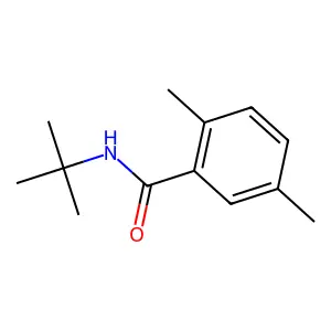 N-tert-butyl-2,5-dimethylbenzamide structure