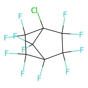 1-Chloro-perfluoronorbornane structure
