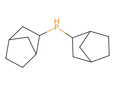 di-2-Norbornylphosphine structure