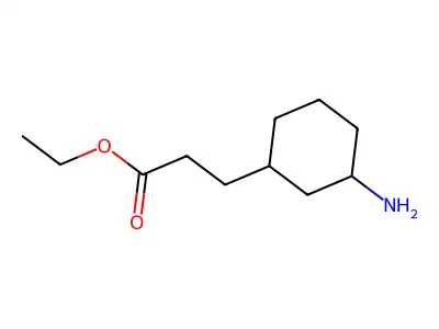 Ethyl 3-(3-aminocyclohexyl)propanoate structure