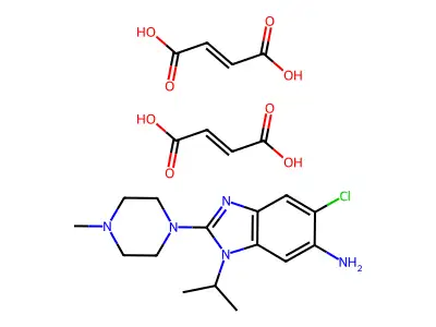 CAS 148565-09-7 - C23H30ClN5O8 structure