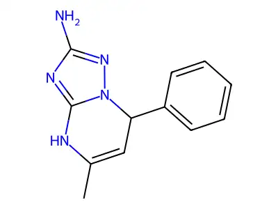 5-methyl-7-phenyl-1H,7H-[1,2,4]triazolo[1,5-a]pyrimidin-2-amine structure