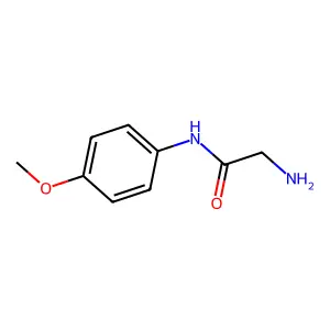 2-amino-N-(4-methoxyphenyl)acetamide structure