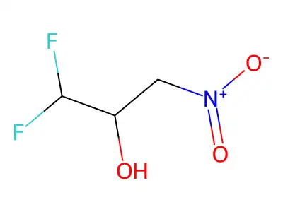 1,1-Difluoro-3-nitropropan-2-ol structure