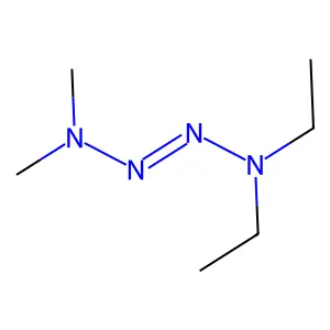 2-Tetrazene, 1,1-diethyl-4,4-dimethyl- structure