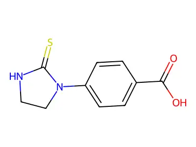 4-(2-sulfanylideneimidazolidin-1-yl)benzoic Acid structure
