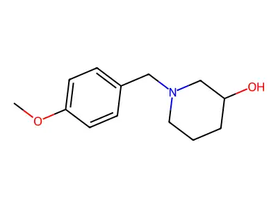 1-(4-Methoxybenzyl)piperidin-3-ol structure