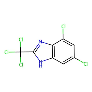 4,6-dichloro-2-(trichloromethyl)-1H-benzimidazole structure