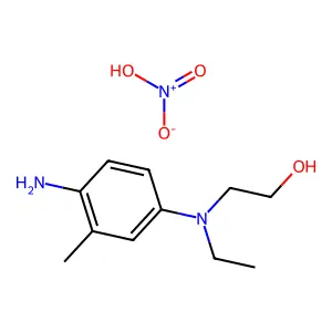 2-(4-Amino-N-ethyl-m-toluidino)ethanol nitrate structure