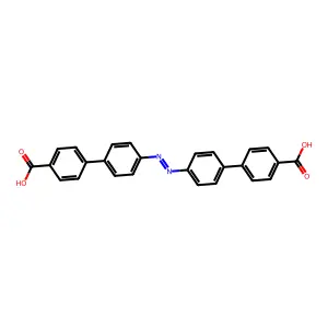(1,1'-Biphenyl)-4-carboxylic acid, 4',4'''-(1,2-diazenediyl)bis- structure