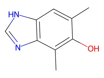 4,6-dimethyl-1H-benzimidazol-5-ol structure