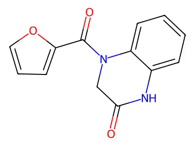 4-(furan-2-carbonyl)-3,4-dihydroquinoxalin-2(1H)-one structure