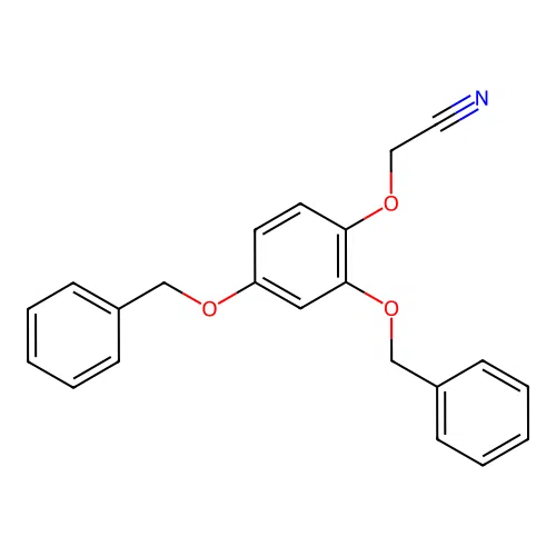 2,4-(Dibenzyloxy) phenoxyacetonitrile structure