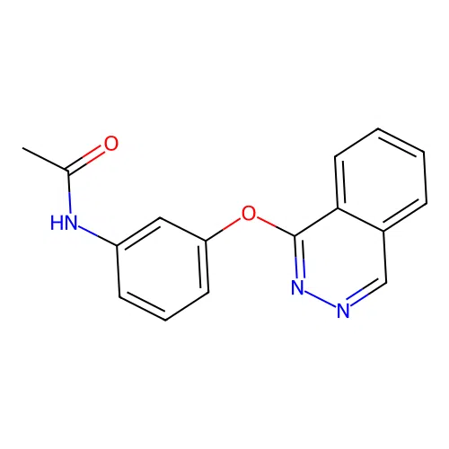 Acetamide, N-(3-(1-phthalazinyloxy)phenyl)- structure
