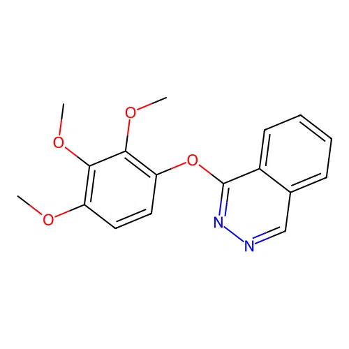 Phthalazine, 1-(2,3,4-trimethoxyphenoxy)- structure