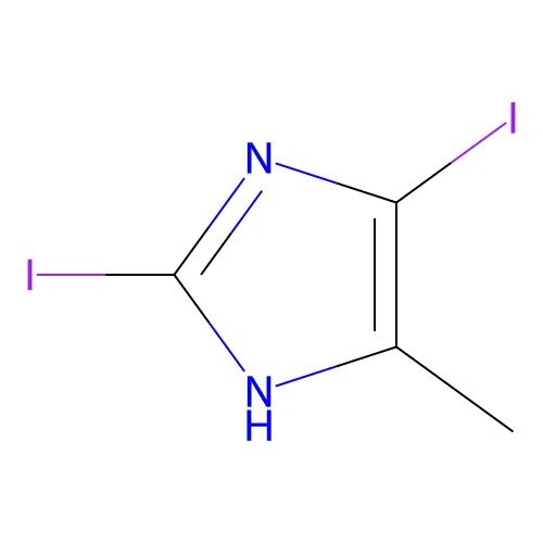 2,5-Diiodo-4-methyl-1H-imidazole structure