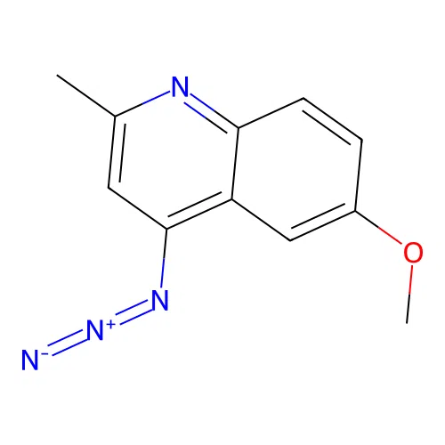 4-Azido-6-methoxy-2-methylquinoline structure