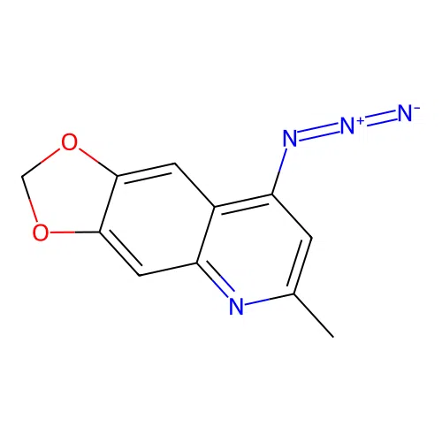 8-Azido-6-methyl-[1,3]dioxolo[4,5-g]quinoline structure