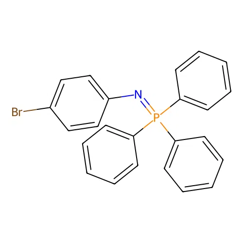 p-Bromophenylimino(triphenyl)phosphorane structure