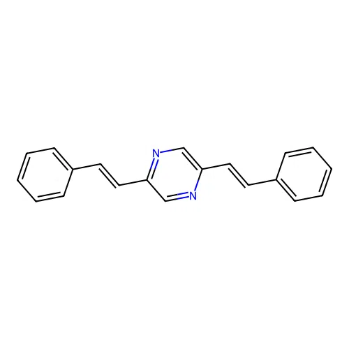 2,5-Distyrylpyrazine structure