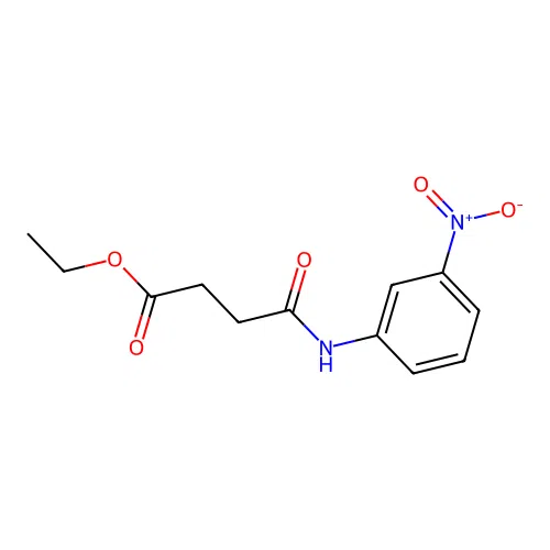 Ethyl 4-(3-nitroanilino)-4-oxobutanoate structure
