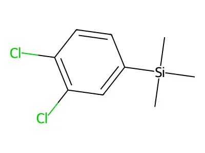 1-(Trimethylsilyl)-3,4-dichlorobenzene structure