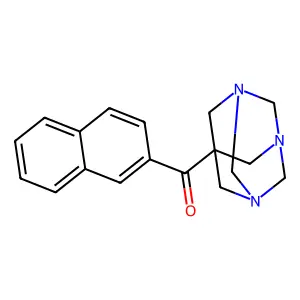 1,3,5-Triazaadamantan-7-yl(naphthalen-2-yl)methanone structure